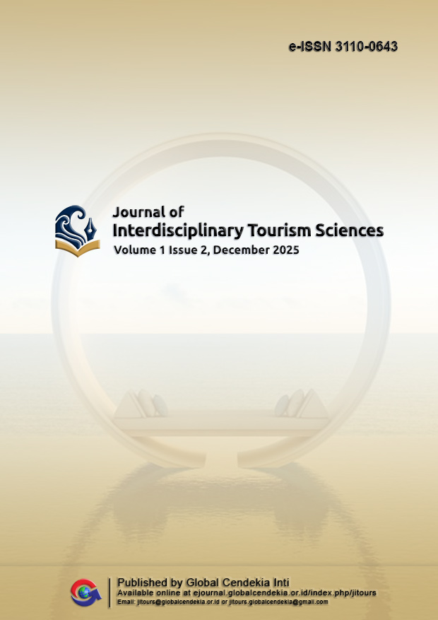 					View Vol. 1 No. 2 (2025): Journal of Interdisciplinary Tourism Sciences, December 2025
				