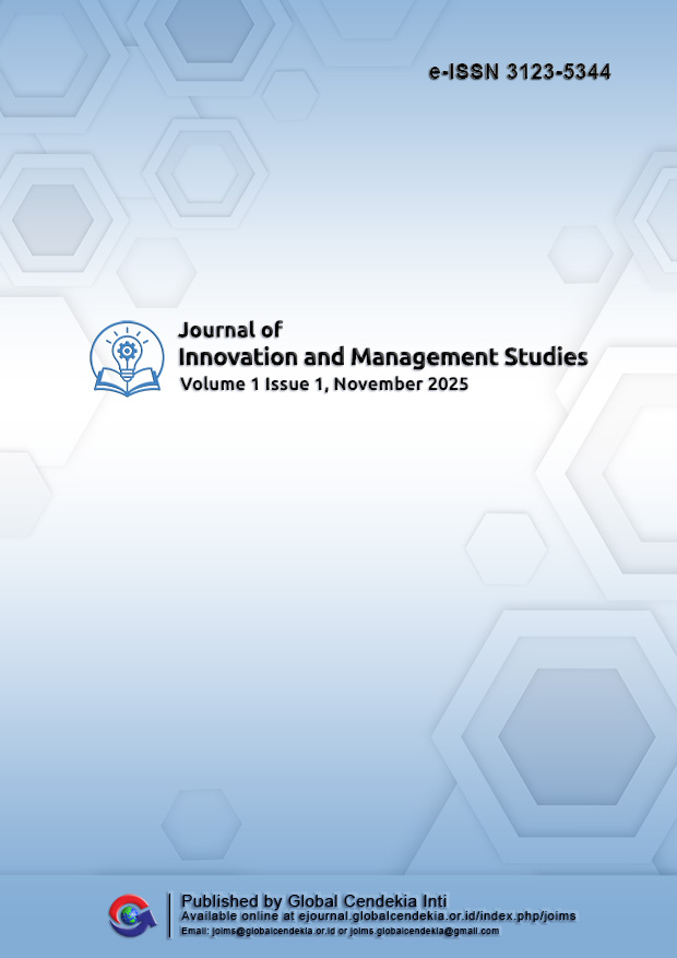 					View Vol. 1 No. 1: Journal of Innovation and Management Studies, November 2025
				
