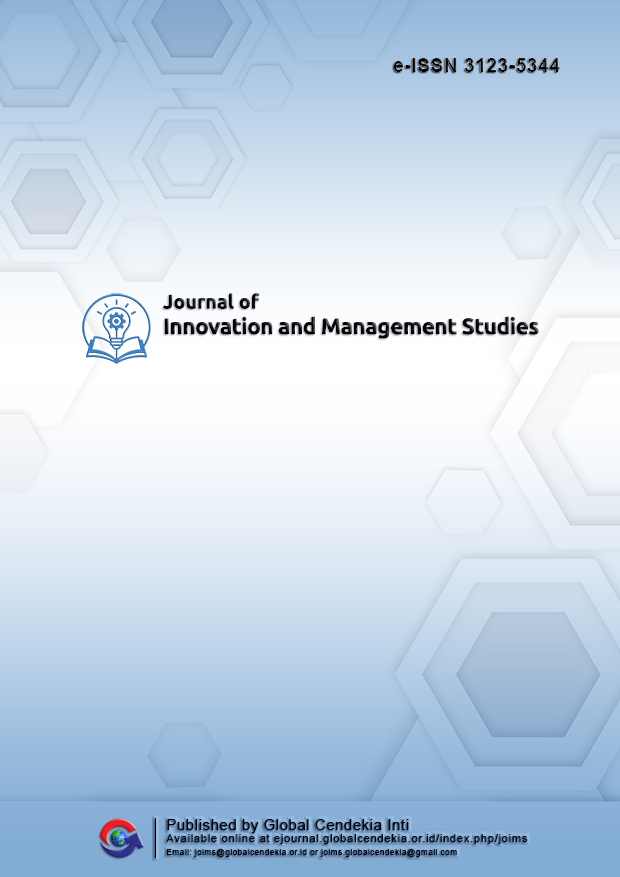 					View Vol. 1 No. 2 (2026): Journal of Innovation and Management Studies, May 2026
				